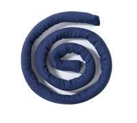 2 pezzi Fasce for capelli pieghevoli Corde for capelli in stile etnico Legami Fascia for capelli a coda di cavallo Dreadlocks colorati Lunghi fermacoda di cavallo Accessori for capelli(All Blue)