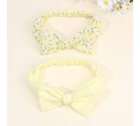 2 pezzi Fasce per capelli per neonati in chiffon con motivo floreale, fasce elastiche morbide e carine per neonati e bambini piccoli, accessori per capelli in rete traspirante a forma di fiore, access