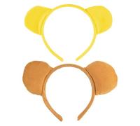 2 Pezzi Fasce Per Orecchie Da Orso Fasce Per Animali Carini Accessori Per Capelli In Maschera Accessori Per Capelli Cosplay
