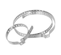 2 Pezzi Fascetta per Semiasse Regolabile in Acciaio Inox per Auto | Argento, Installazione Semplice e Protezione Completa Contro i Detriti, Kit per Giunti e Alberi Motore