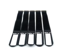 2 pezzi - Fascette Fermacavo a strappo 25x260mm - Confezione da 5, Colore Nero -