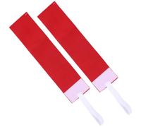 2 Pezzi Fascia da Capitano per Calcio e Rugby Regolabile in Nylon | Design Elastico e Fisso, Stile Semplice a Colori Contrastanti, per Sport di Squadra e Uso in Partita