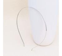 2 pezzi Fascia per capelli alla moda da donna in metallo color argento ondulato, fascia per capelli curva, fascia per capelli sottile geometrica per uso quotidiano, feste, accessori per capelli elegan