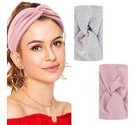 2 Pezzi Fascia per Capelli Donna,Accessori Cerchietti per Donna,Elastico Cerchietto Capelli Donna Movimento Yoga Fasce