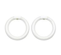 2 Pezzi FC8T9/CW Lampadina Fluorescente Circolare, Lampadine Circolari T9 Rotonde da 8 Pollici 22W di Ricambio per Apparecchi da Soffitto Circolari