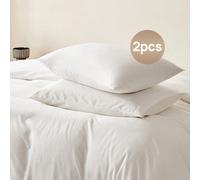 2 pezzi Federe super morbide di colore unito, leggere come una nuvola, con chiusura a busta, certificate Oeko-Tex 60*60,80*80,50*66,50*70,50*75,51*91,66*66,43*63,48*74Colore unicopre washed microfiber