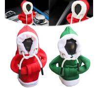 2 Pezzi Felpa con Cappuccio per Pomello del Cambio, Felpa per Cambio Auto, Fel-pa con Cappuccio Cambio Auto Universale, Divertente Decorazione del Pomello del Cambio, decorazioni per interni au-to