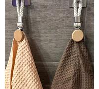 2 pezzi Fermagli per asciugamani, Fermagli per asciugamani intrecciati, Fermagli per la conservazione del bagno domestico, Fermagli gancio multifunzione per calze, asciugamani, fermagli per la conserv