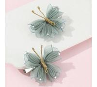 2 pezzi Fermagli per capelli a farfalla fatti a mano, alla moda e dolci, regalo ideale per le migliori amiche AnimalePizzo