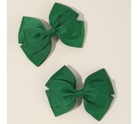 2 pezzi Fermagli per capelli a fiocco verdi per il giorno di San Patrizio, fermagli per capelli in tessuto, accessori per capelli carini, regalo per feste per amici ATTENZIONE: PERICOLO DI SOFFOCAMENT