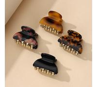 2 pezzi Fermagli per capelli casuali da 4 cm, accessori per capelli multifunzionali semplici e pratici per donna, mollette per capelli autunno inverno per outfit da vacanza, donna estate spiaggia Tagl