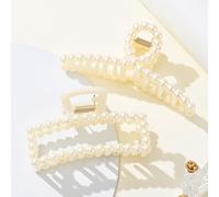 2 pezzi Fermagli per capelli con decorazione in perle finte per capelli spessi, fermagli bianchi per capelli per matrimoni, molletta per capelli antiscivolo, accessori per acconciature, regali per don