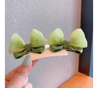 2 pezzi Fermagli per capelli con fiocco per bambini, accessori per capelli in tulle dolci (Nota: una leggera differenza di colore può verificarsi a causa della variazione del lotto di tessuto, il che 