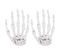 2 Pezzi Fermaglio a Pinza Mano Scheletro Ossea per Halloween, Donna | Pe, Stile Chic Creativo, per Festa in Costume e Scena, Accessorio Selfie, Decora i Chioma Effetto Nero