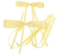2 Pezzi Fermaglio Chiom a Donna Fiore a Fiocco Grande in Pizzo | Leggero e Resistente, Presa Salda senza Tirare, Stile Semplice per Banchetto e Laurea