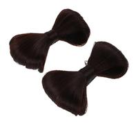 2 Pezzi Fermaglio Chioma Fiocco per Donne e Ragazze, Doppio Chignon | Stile Moda, Presa Antiscivolo Leggera, per Acconciature Fai a Casa