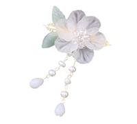 2 Pezzi Fermaglio Per Sposa In Cristallo Con Nappina Vintage