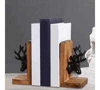 2 pezzi fermalibri decorativi da tavolo, libri di ricette, fermalibri a