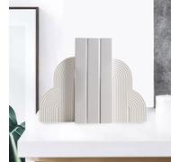 2 pezzi fermalibri decorativi da tavolo, ornamenti minimalisti per libri da
