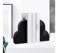 2 pezzi fermalibri decorativi da tavolo, ornamenti minimalisti per libri da