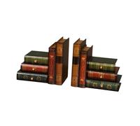 2 pezzi fermalibri finti per libri da tavolino, libreria, ufficio