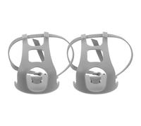 2 Pezzi Fermapiedi Leggeri in Plastica Metallo Nylon | Riduzione del Rischio di Infortuni, Montaggio Semplice, Posizionamento del Piede Ottimizzato, per Bici da Montagna