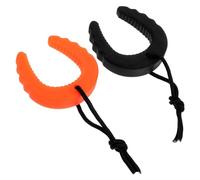 2 Pezzi Fermaporta a Cuneo C per Porte Tagliafuoco in Plastica | Protezione Anti-schiacciamento Dita, 50g, per Corridoi Ospedalieri di Fuga, Portatile