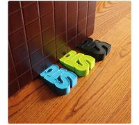 2 pezzi fermaporta a lettera in silicone, accessori sicurezza bambini