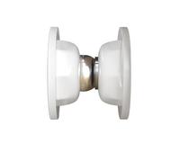 2 pezzi fermaporta anticollisione porta della camera da letto dello studio tampone aspirazione senza perforazione forte legame Per Uffici E Camere Da Letto(White)