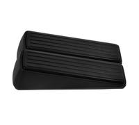 2 Pezzi Fermaporta in Gomma e Lega di Zinco Nero, Protezione Doppia | Design Mobile, Supporto Robusto senza Foratura, Stile Minimalista, per Sicurezza della Porta e Uso Quotidiano