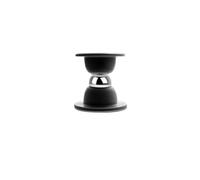 2 pezzi fermaporta in silicone anti-collisione tocco muto for il bagno del guardaroba della casa dell'hotel Per Uffici E Camere Da Letto(Black)