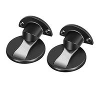 2 pezzi, fermaporta magnetico Bafnsiji Fermaporta magnetico, fermaporta magnetico a pavimento, fermaporta in acciaio inossidabile per bordo inferiore della porta, fermaporta magnetico senza fori