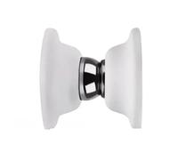 2 pezzi fermaporta magnetico da parete adesivo supporto for porta protezione hardware for camper dormitorio casa scuola Per Hotel, Soggiorni(White)