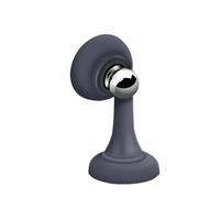 2 pezzi Fermaporta magnetico senza foratura Porta del bagno montata sul pavimento a parete for porta della stanza Per Ufficio Camera(Grey)