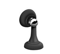 2 pezzi Fermaporta magnetico senza foratura Porta del bagno montata sul pavimento a parete for porta della stanza Per Hotel, Soggiorni(Black)