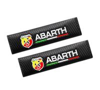 2 Pezzi Fibra di Carbonio Imbottiture Cinture di Sicurezza per Abarth 695 595 500 Competizione 124 Spider Punto Accessori Interni Auto,A
