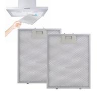 2 Pezzi Filtro Cappa Cucina, 320 X 260 mm Range Hood Filtro Cappa Cucina Da Cucina In Metallo, Filtro Antigrasso Con Griglia, Filtri Per Grasso Robusti A Griglia Metallica Per Cappe Da Cucina