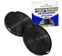 2 Pezzi Filtro Cappa Cucina Carboni Attivi EFF75 Ø 155 mm H 16 mm con Codice Originale 1120067944 per Faber 4055093712 per Electrolux per Aeg 9197059543 per Beko - MONTERAL