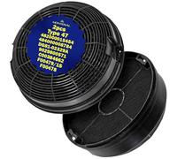 2 Pezzi Filtro Carbone Attivo Modello Tipo 47 per Cappa Aspirante Cucina 482000015454 484000008784 9029800571 F00479/1S F00478 C00384662 DG81-02329A per Elica - Garanzia di 10 Anni - MONTERAL
