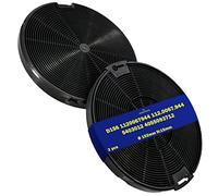 2 Pezzi Filtro Carbonio Attivo per Campana Estrattore Ø 152 mm H 15 mm Adatto per Faber per Franke per Ikea per SMEG D156 1120067944 112.0067.944 5403012 Garanzia 10 Anni - Monteral