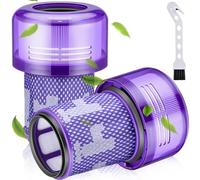 Dyson V12 Slim Absolute Filtro di Ricambio 2 Pezzi Con Spazzola Di Pulizia, Compatibile Con Aspirapolvere - Part#971517-01
