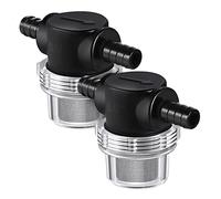 2 Pezzi Filtro per Pompa Acqua, 3/8 Pollice Schermo in Acciaio Inossidabile da 50 Maglie Filtro per Pompa RV Filtro Per Tubo Twist-on