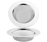 2 Pezzi Filtro Scarico Lavandino Cucina Inossidabile Retina per Adatto Doccia Lavabo Vasca o Lavello,Prevenire l'intasamento delle Fognature,Diametro Esterno 11.5 cm,Diametro Interno 7.5 cm