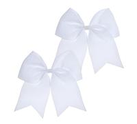 2 Pezzi Fiocchi per Capelli Donna Fiocchi il Tifo Grandi Fiocchi per Cheerleading Giganti 8 Pollici per Ragazze Più Piccoli Supporti Coda Cavallo da Cheerleading Giganti per Capelli Adolescenti