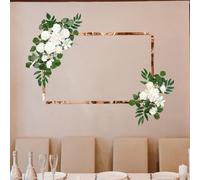 2 pezzi Fiori dell'arco di nozze decorazioni boho per la porta d'ingresso