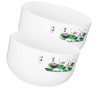 2 pezzi fioriera narciso fioriera in plastica per ninfee ciotola per piantare