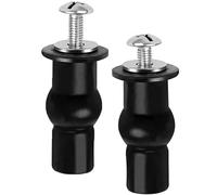 2 Pezzi Fissaggio Tavoletta WC,Fissaggi WC Sedile,Accessori per Sedile WC,Fissaggio Vite per Sedile WC,Viti di Fissaggio per Sedile WC,per Sedili WC,Materiale in Gomma(Stile 1)