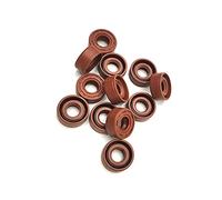 2 pezzi FKM albero paraolio FPM Coperto doppio labbro con la giarrettiera, 10X21X5mm