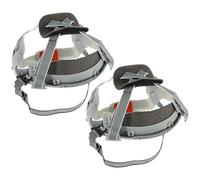 2 Pezzi Fodera Interna per Casco Sicurezza a 4 Punti, Plastica | Ventilazione Migliorata, Protezione Leggera Contro Urti e Graffi, per Ambiente Caldo e Transito