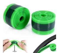 2 Pezzi Fodera per Pneumatici per Bicicletta, Protezione Antiforatura Per Bicicletta, Nastro Contro Forature Bicicletta, Compatibile Con 12, 16, 18, 20, 24, 26, 27,5, 29 Pollici (verde scuro)